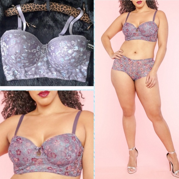 New York Elegance Other - Floral Lace Bra